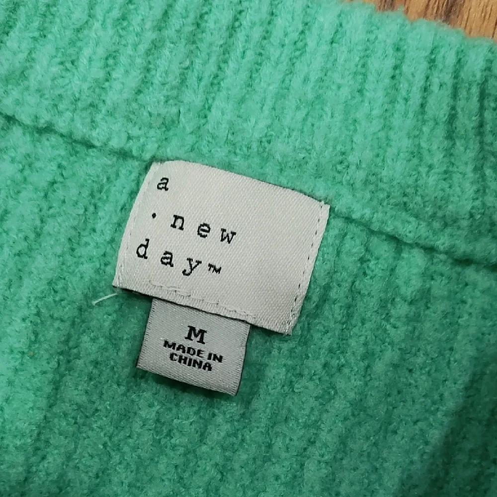 a new day Mint Sweater with Cherry Detail - Picture 2 of 5